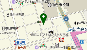 社団法人宮城県私立幼稚園連合会の地図画像