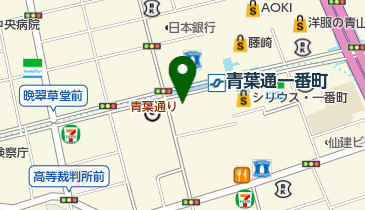 宮城県美容業生活衛生同業組合の地図画像