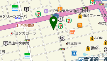 社団法人宮城県歯科医師会の地図画像