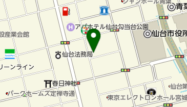 仙台市労働組合連合会の地図画像