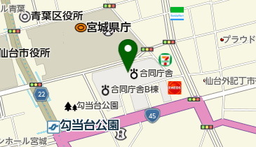 全国税東北地連の地図画像