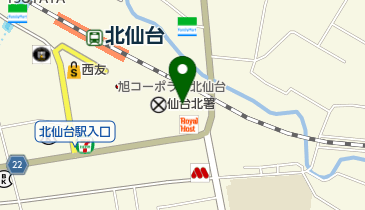 宮城交通労働組合の地図画像