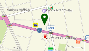 ワミレス仙台ウィンズサロンの地図画像