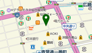 ハムステッドティールームの地図画像