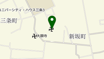 称念寺赤門寺の地図画像