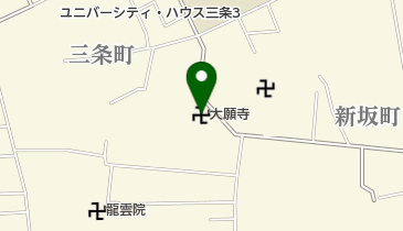 大願寺の地図画像
