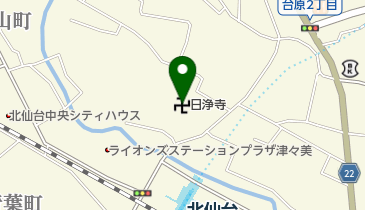 日浄寺の地図画像