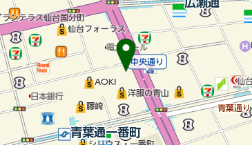 岡三証券株式会社仙台支店の地図画像