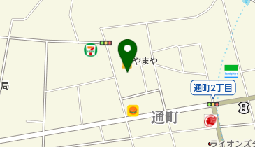 有限会社天野寝具店の地図画像