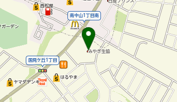 フラワー中山 生協国見ケ丘店の地図画像