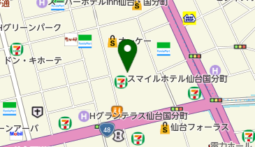 株式会社いたがき 一番町店の地図画像