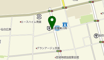 大坂接骨院の地図画像