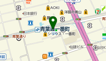 株式会社伊藤喜三郎建築研究所仙台支店の地図画像