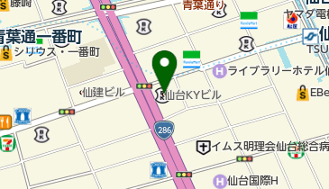 株式会社久米設計東北支社の地図画像