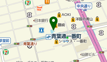 RF1藤崎仙台の地図画像