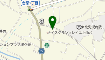 健康惣菜さらやの地図画像