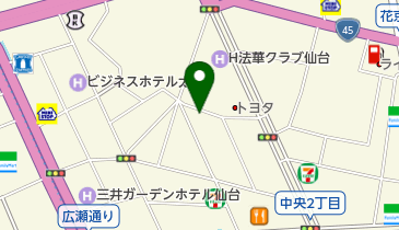 ダイナミックス東北株式会社の地図画像
