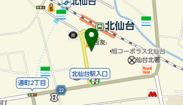 シーアイマンション北仙台の地図画像