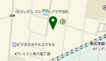 カットカールぽえむの地図画像