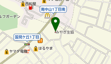 カットショップティオ 国見ヶ丘店の地図画像