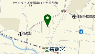 京美容室の地図画像