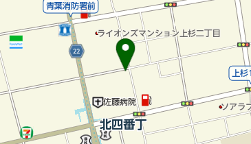 美容室ヴィアーレの地図画像