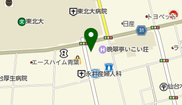 美容室グランジュ本店の地図画像