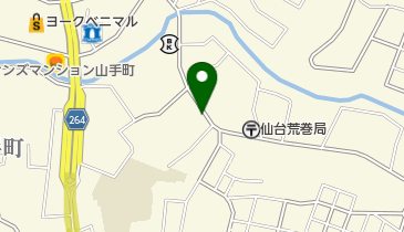 美容室サンチアフルの地図画像