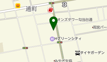 美容室ぷりずむの地図画像