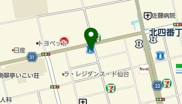 ブーフーウ美容室の地図画像