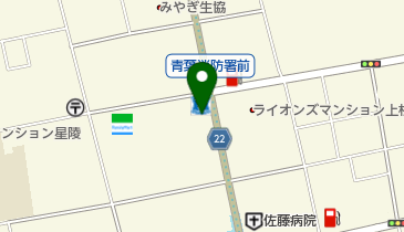 ヘアークリニックシーサーの地図画像