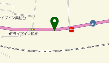 まつばら美容室の地図画像