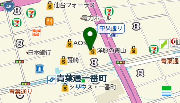 イブ仙台本店の地図画像