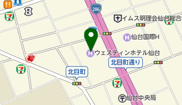 Chubb損害保険株式会社東北支店の地図画像