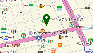 カワイミュージックショップ仙台の地図画像