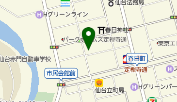 マージャンクラブグレード・ワンの地図画像