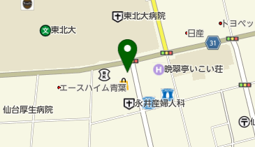 財団法人辛酉会しんゆうかい調剤薬局の地図画像