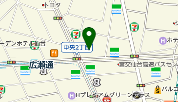 ひろせ通り薬局の地図画像