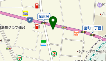 オリックス自動車株式会社オートカンパニー仙台支店の地図画像