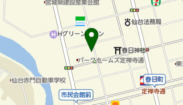 大野理容店の地図画像