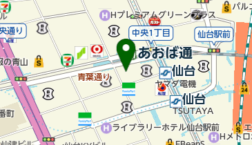 ハンサムS.feel仙台店の地図画像