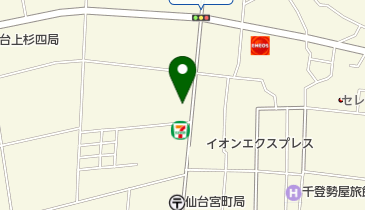 ささげん散髪屋の地図画像