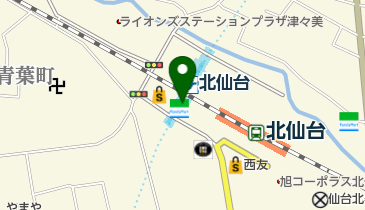 ミスターカットマン北仙台店の地図画像