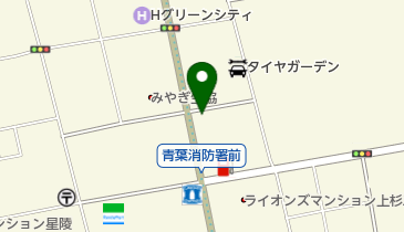 鉄板焼可らしの地図画像