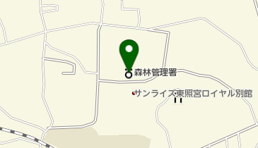 仙台森林管理署の地図画像