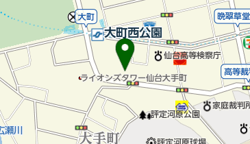 仙台高等裁判所 裁判所職員総合研修所仙台分室の地図画像