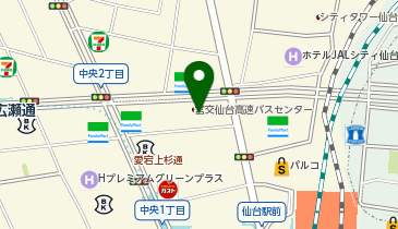 日本政策金融公庫 仙台支店 農林水産事業の地図画像