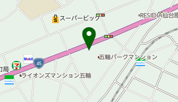 ユニホームセンターの地図画像