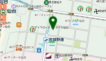 宮城野センタービルの地図画像