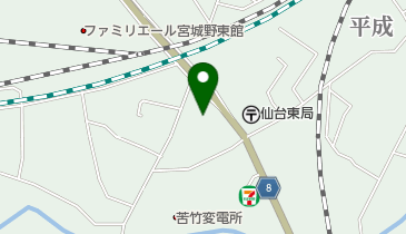 仙台東教会の地図画像